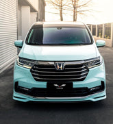 Honda Odyssey EX/EX-L/LX/Sport/Touring/Elite 2021-2024 with Aftermarket Parts - Front Lip PP from Yofer USA